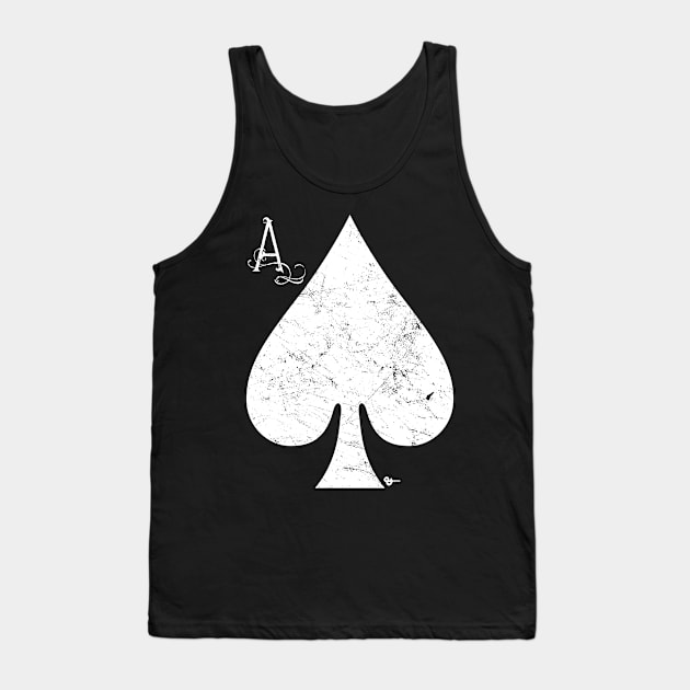 Mississippi Ace Riverboat Casino Ace of Spades Tank Top by andzoo